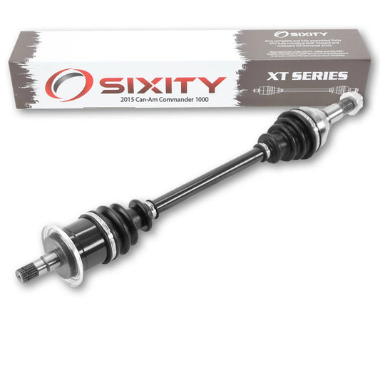 Sixity xt front left axle compatible with can-am commander 1000 2015 - ltd 4x4