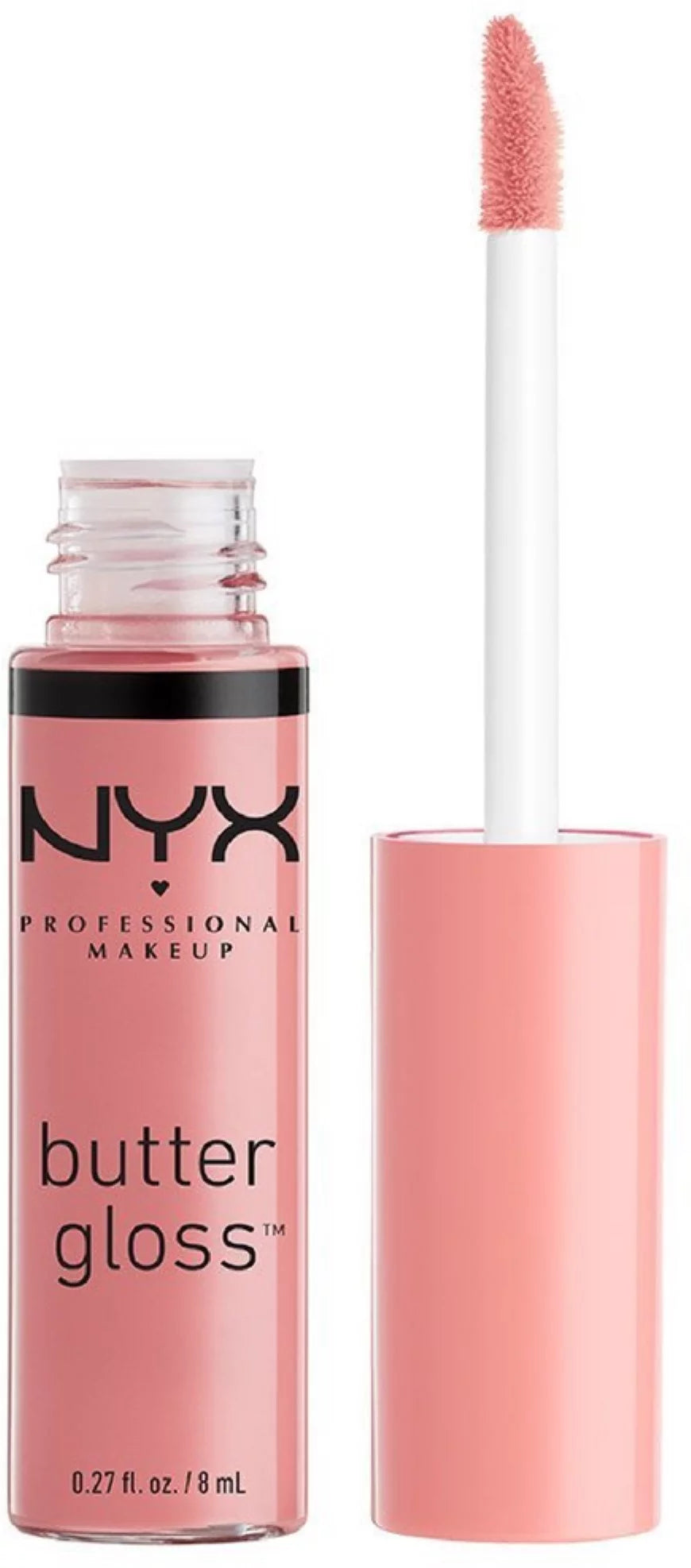 3 pack - nyx professional makeup butter gloss, creme brulee 0.27 oz