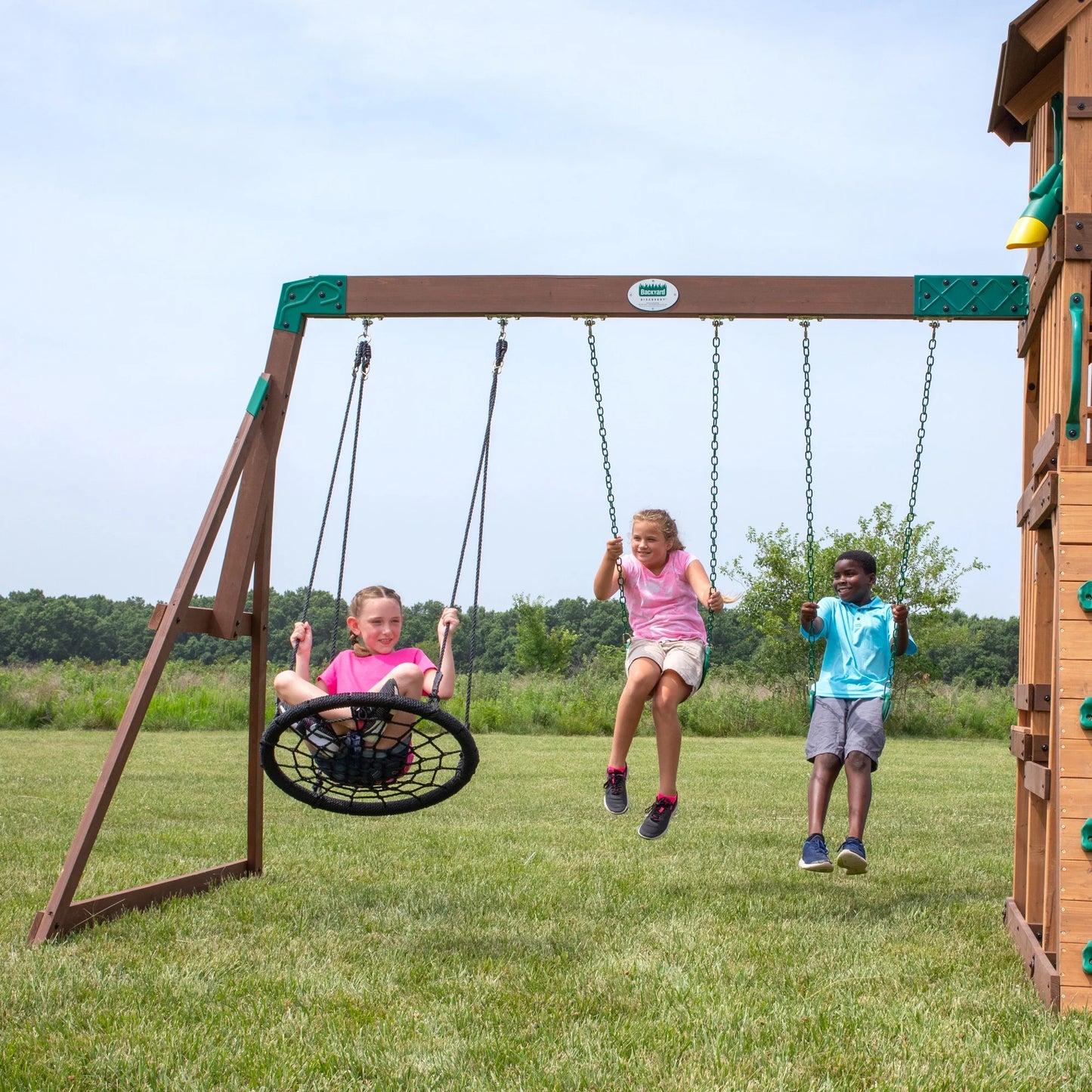 Backyard discovery highlander swing set