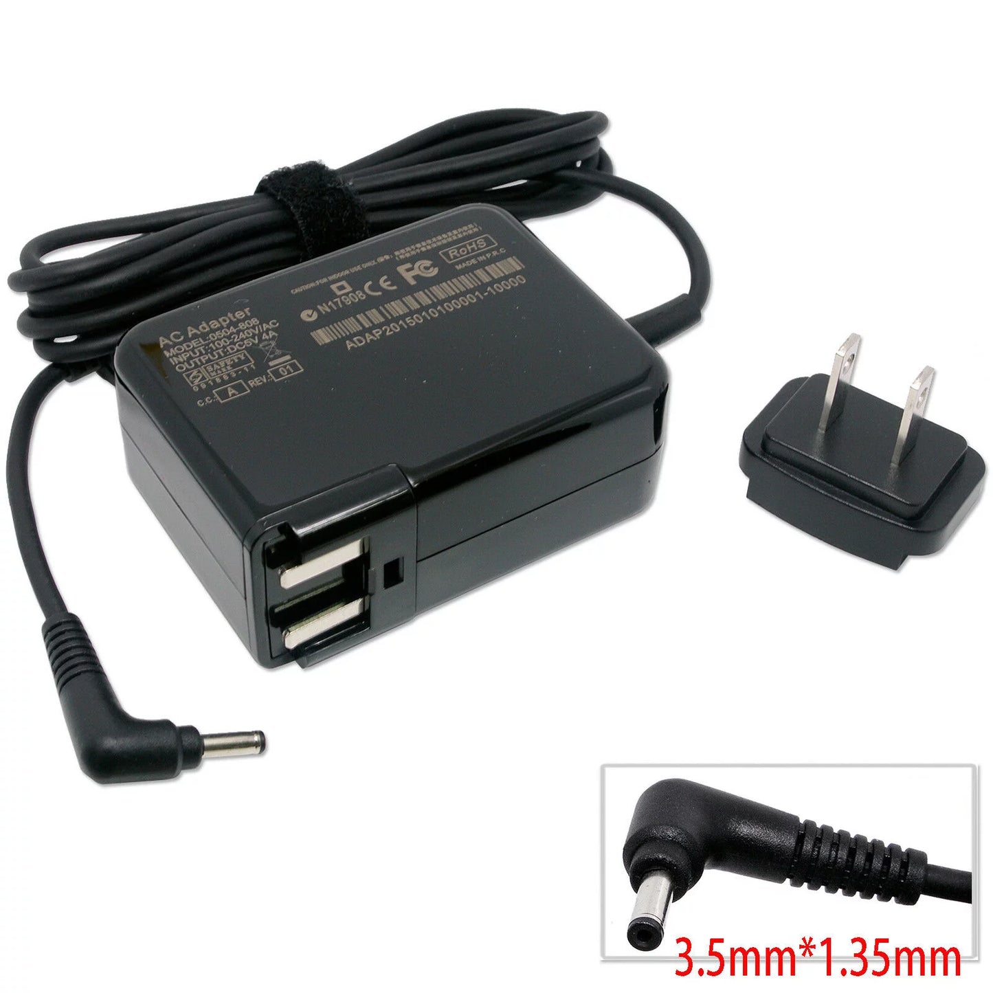 5v 4a ac adapter charger for lenovo ideapad 100s 11.6" 80r200bwus, 80r2001fus