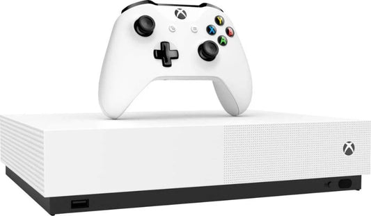 Restored microsoft xbox one s 1tb alldigital edition console with xbox one wireless controller (refurbished)