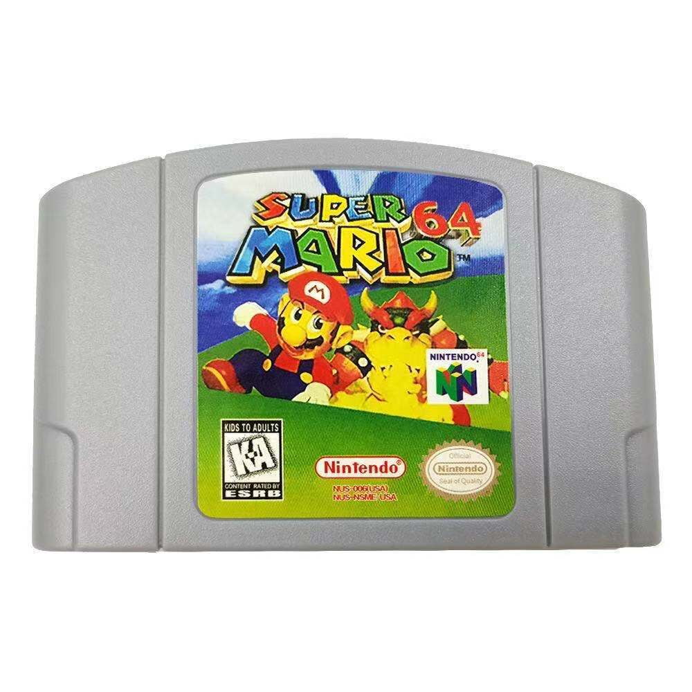 Super mario 64 for nintendo video game cartridge console card us version-