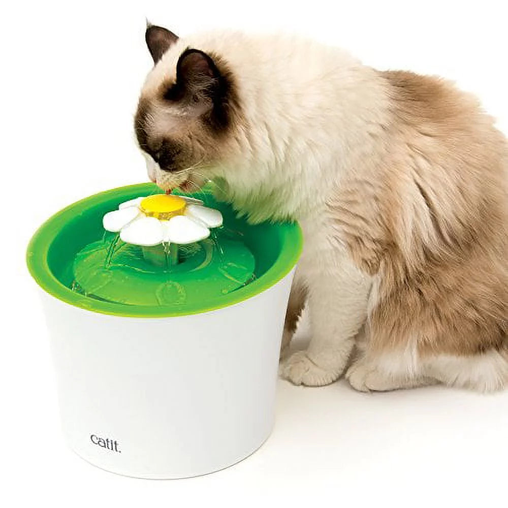 Catit flower fountain with triple-action filter, 3l