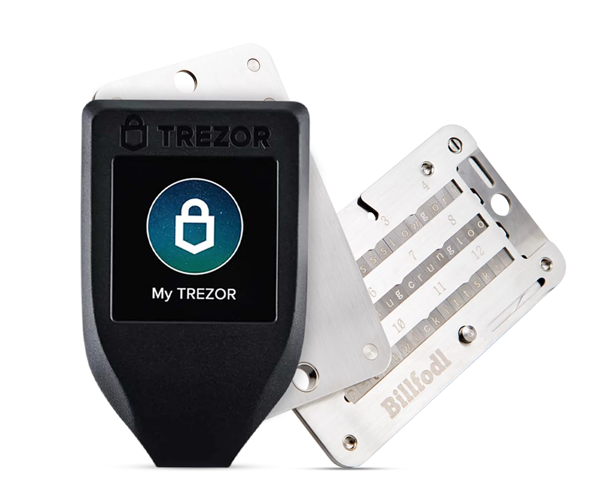 Trezor model t + billfodl pack