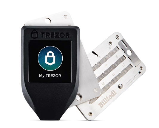 Trezor model t + billfodl pack