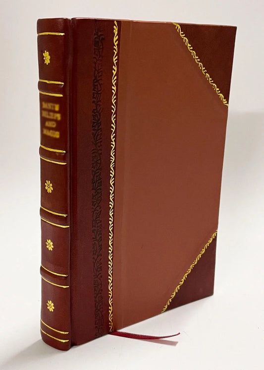 Tumore idrorachidiano congenito alla regione lombare : ricoperto a guisa di coda da un'ampia e lunga chioma, compressione e guarigione del tumore ; di tre gemelli sopravviventi (1877) [leather bound]