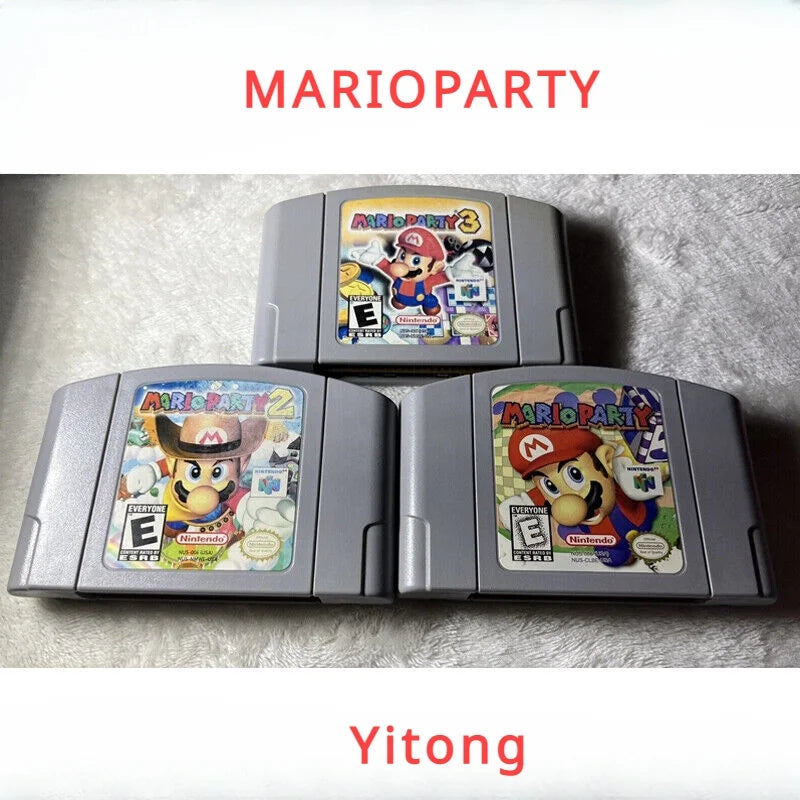 Super mario 64 party  video game cartridge console card for nintendo n64