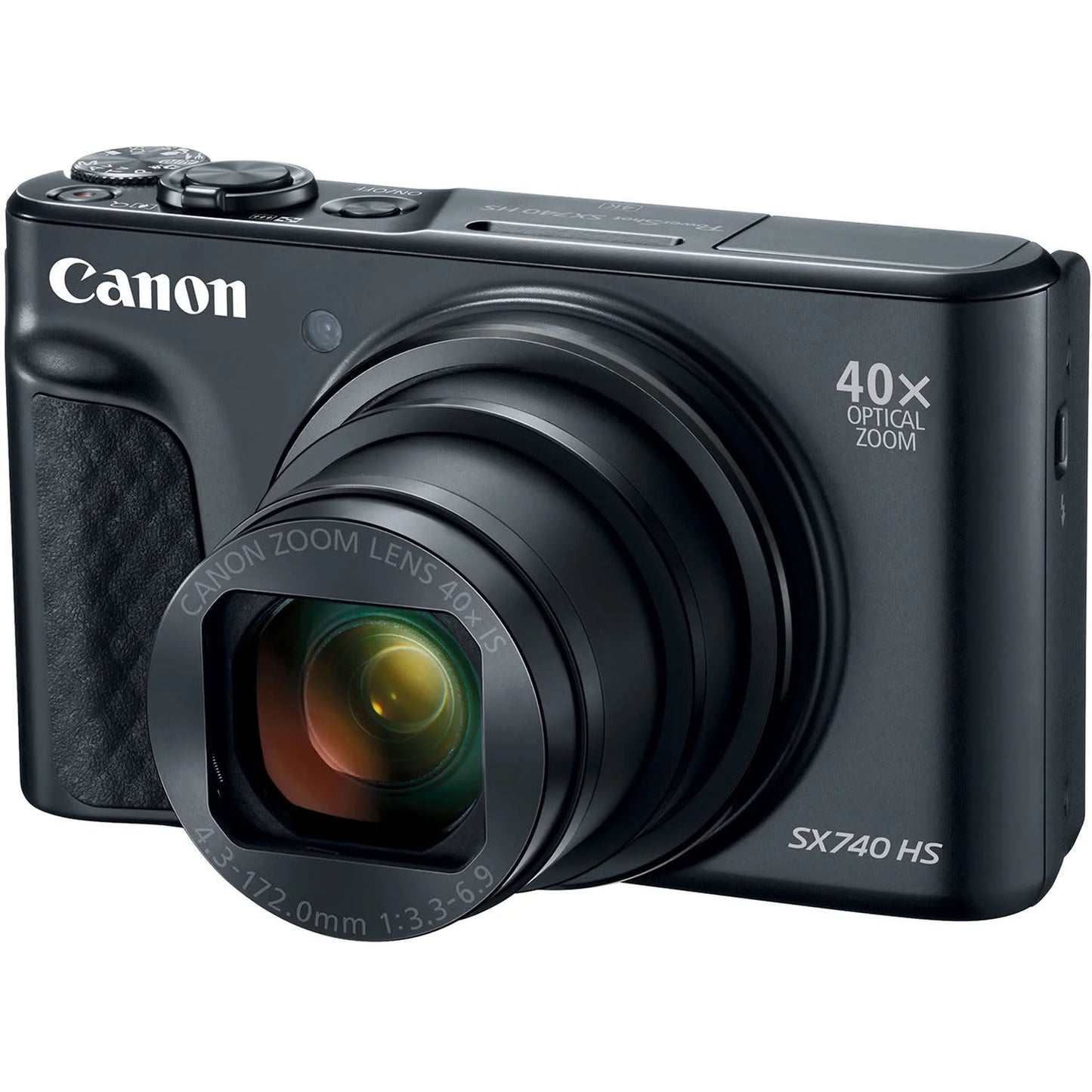 Canon  powershot sx740 hs 4x 20.3 megapixel cmos digital camera, new, black