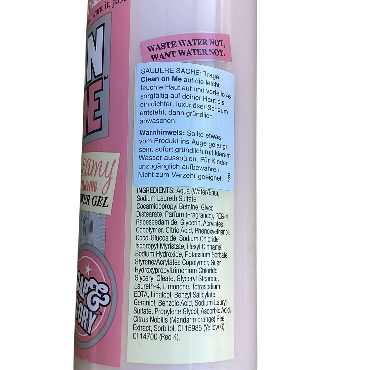 Soap and glory gel de ducha clean on me 500 ml, (pack of 1)