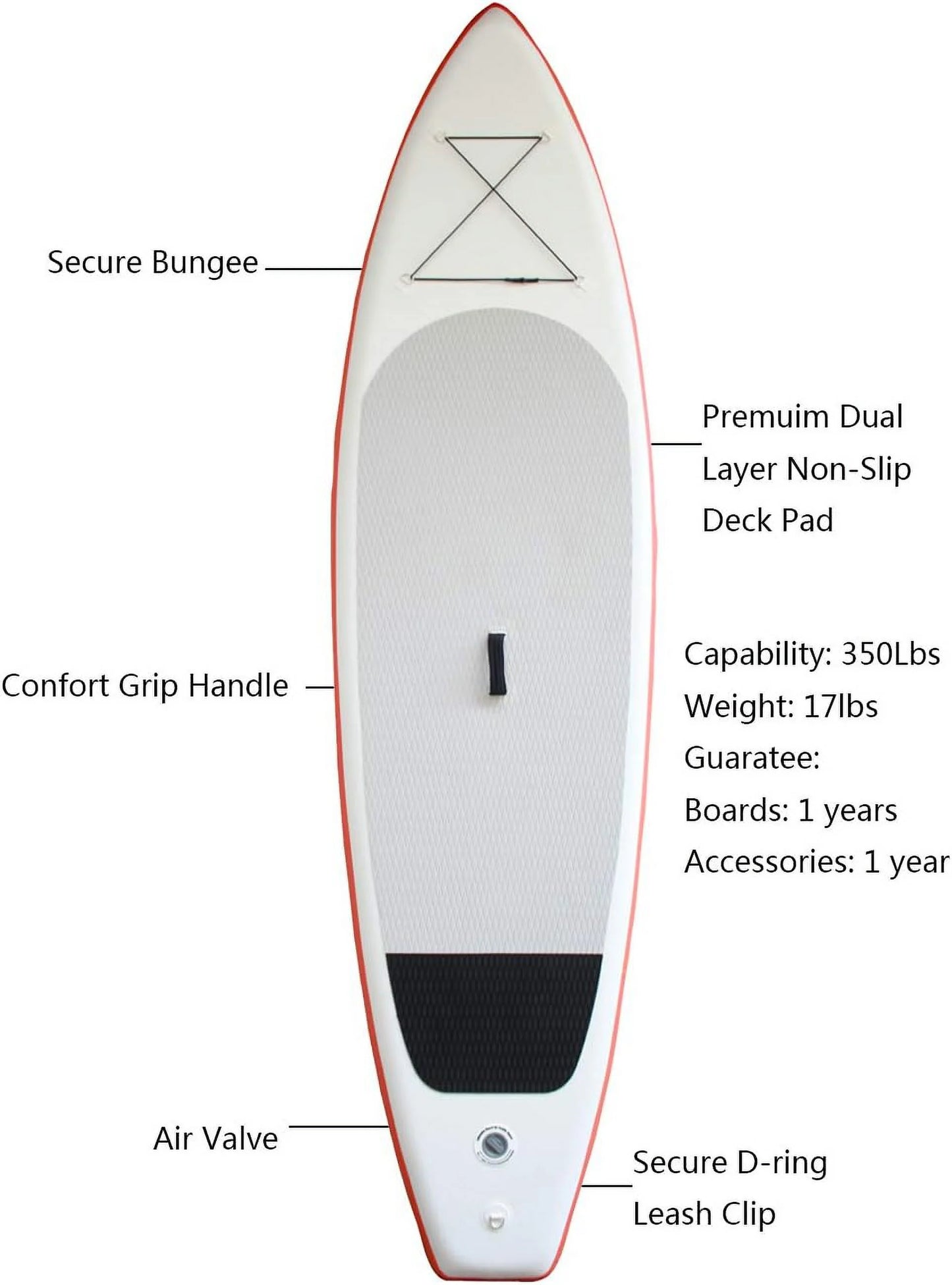 Xylove co 11'33"6" sup for all skill levels stand up paddle board and accessories package