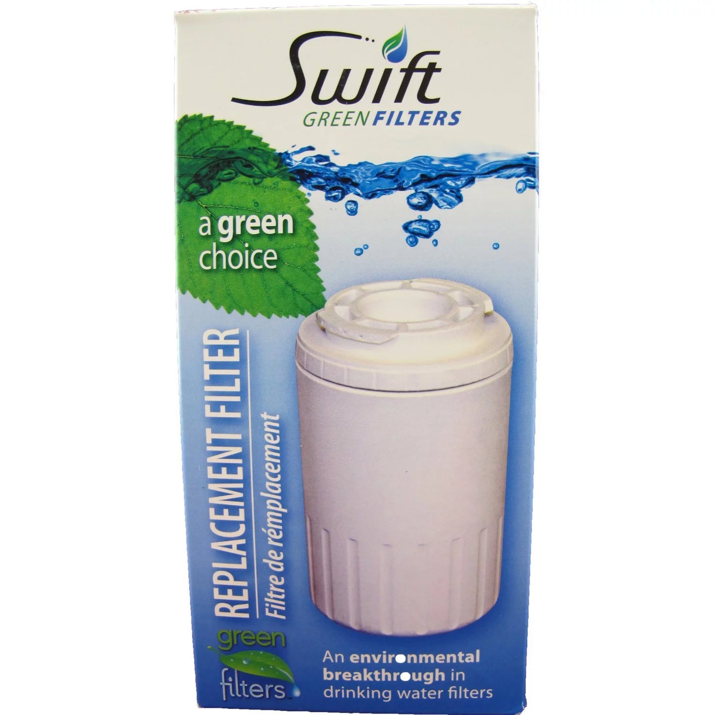 Swift green filters sgf-g9/rx refrigerator water filter, 3-3/16" dia x 5" l