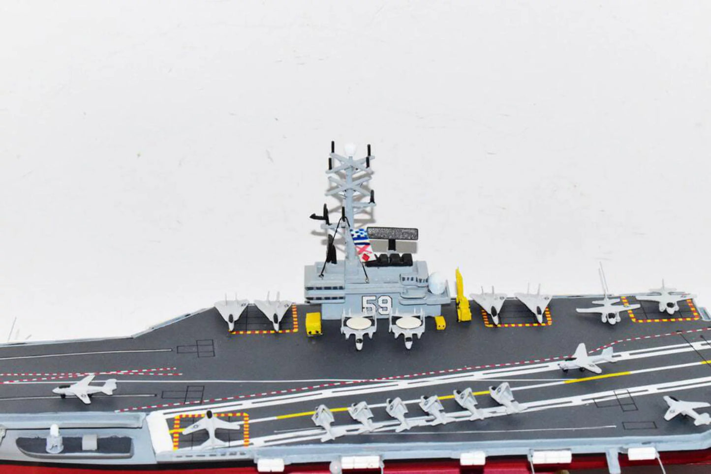 Uss forrestal cv-59 aircraft carrier model,navy,scale model,forrestal class,mahogany