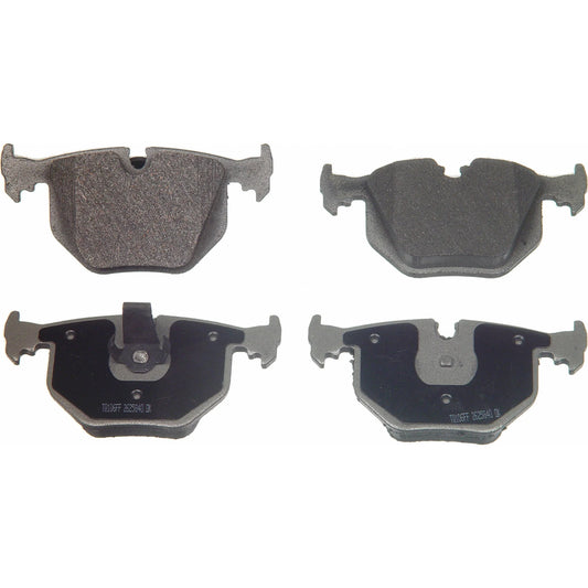 Wagner thermoquiet mx683 semi-metallic disc brake pad set fits select: 2004-2010 bmw x3, 2000-2006 bmw x5