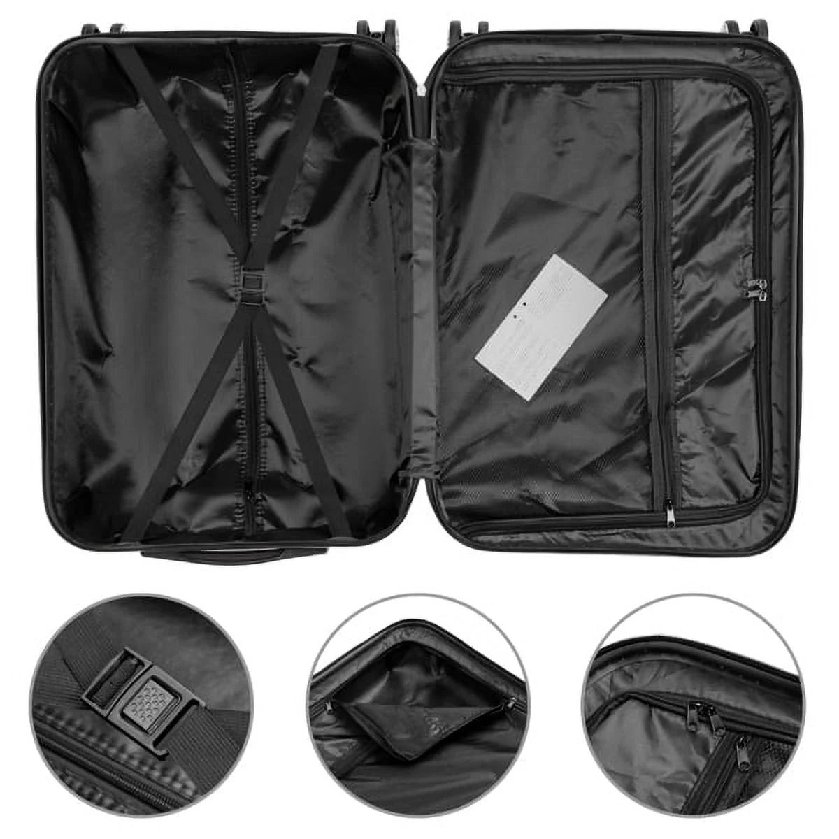 3-in-1 multifunctional large capacity traveling storage suitcase luggage set