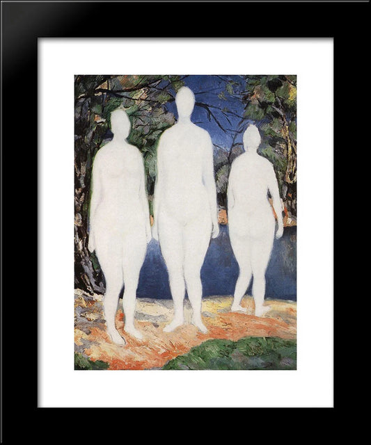 Bathers 20x24 framed art print by malevich, kazimir