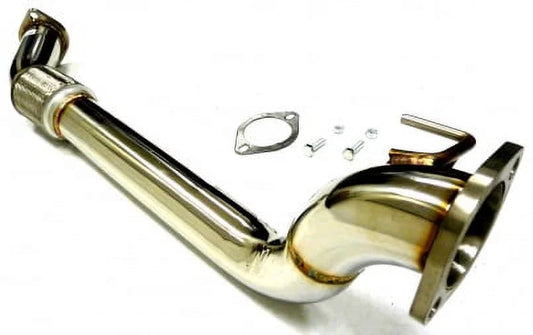 Stainless flow pipe fitment for 2010-2012 hyundai genesis coupe 2.0l by obx-rs