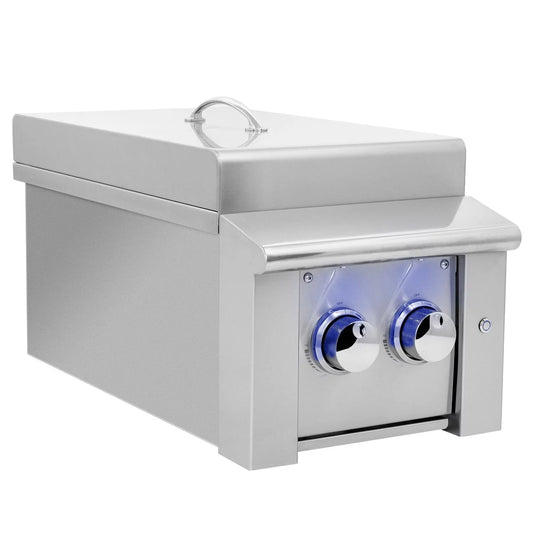 Summerset alturi built-in natural gas double side burner - altsb2-ng