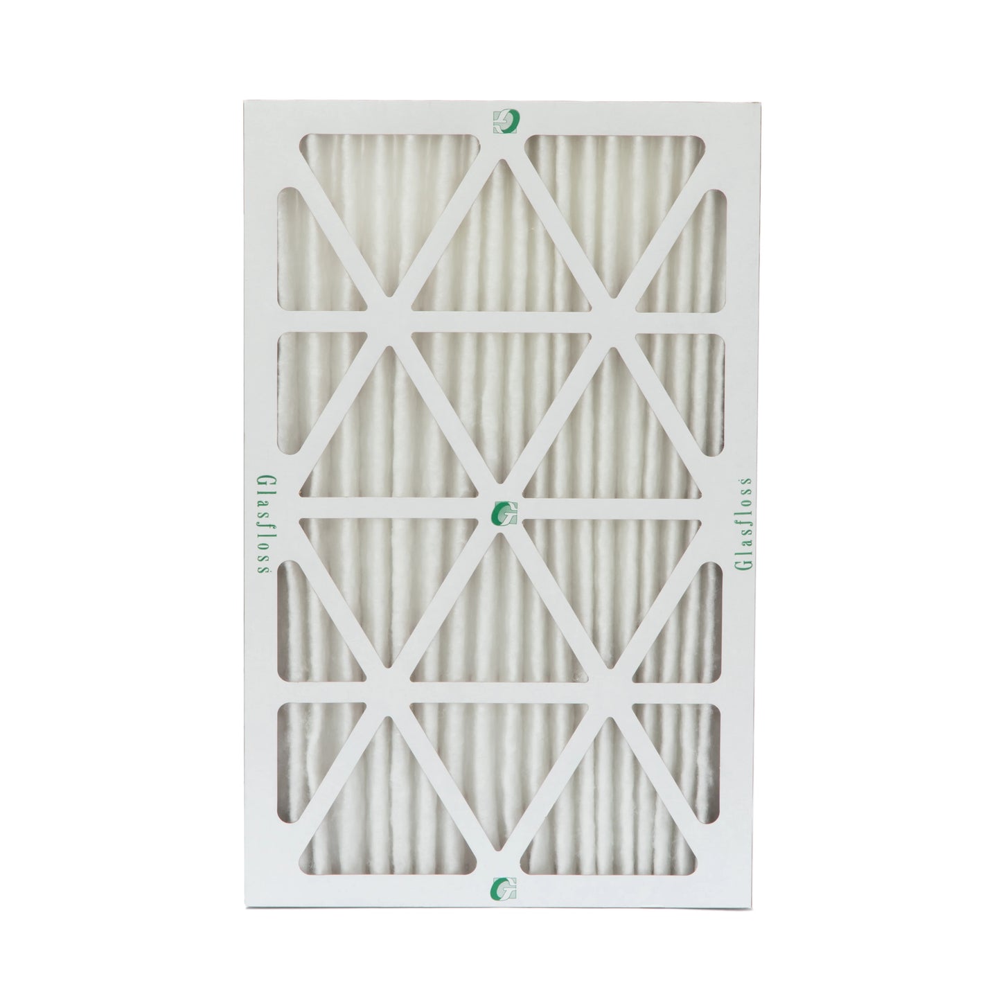 12 pack of 18x24x2 merv 13 pleated 2" inch air filters by glasfloss. actual size: 17-1/2 x 23-1/2 x 1-3/4