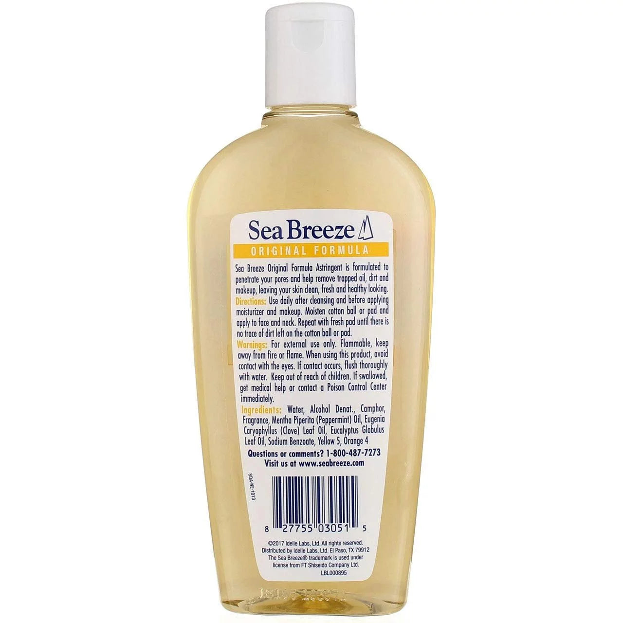 3 pack - sea breeze astringent original formula, classic clean 10 oz