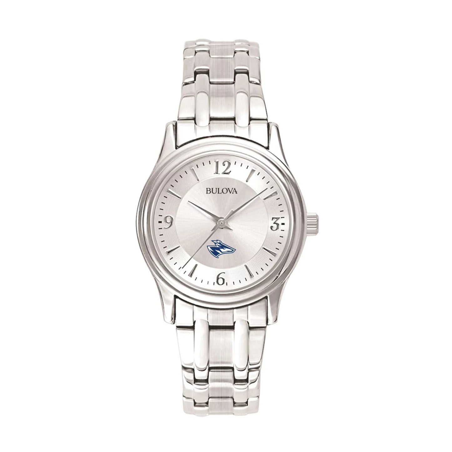 Women's bulova  silver nebraska-kearney lopers silver-tone dial stainless steel quartz watch