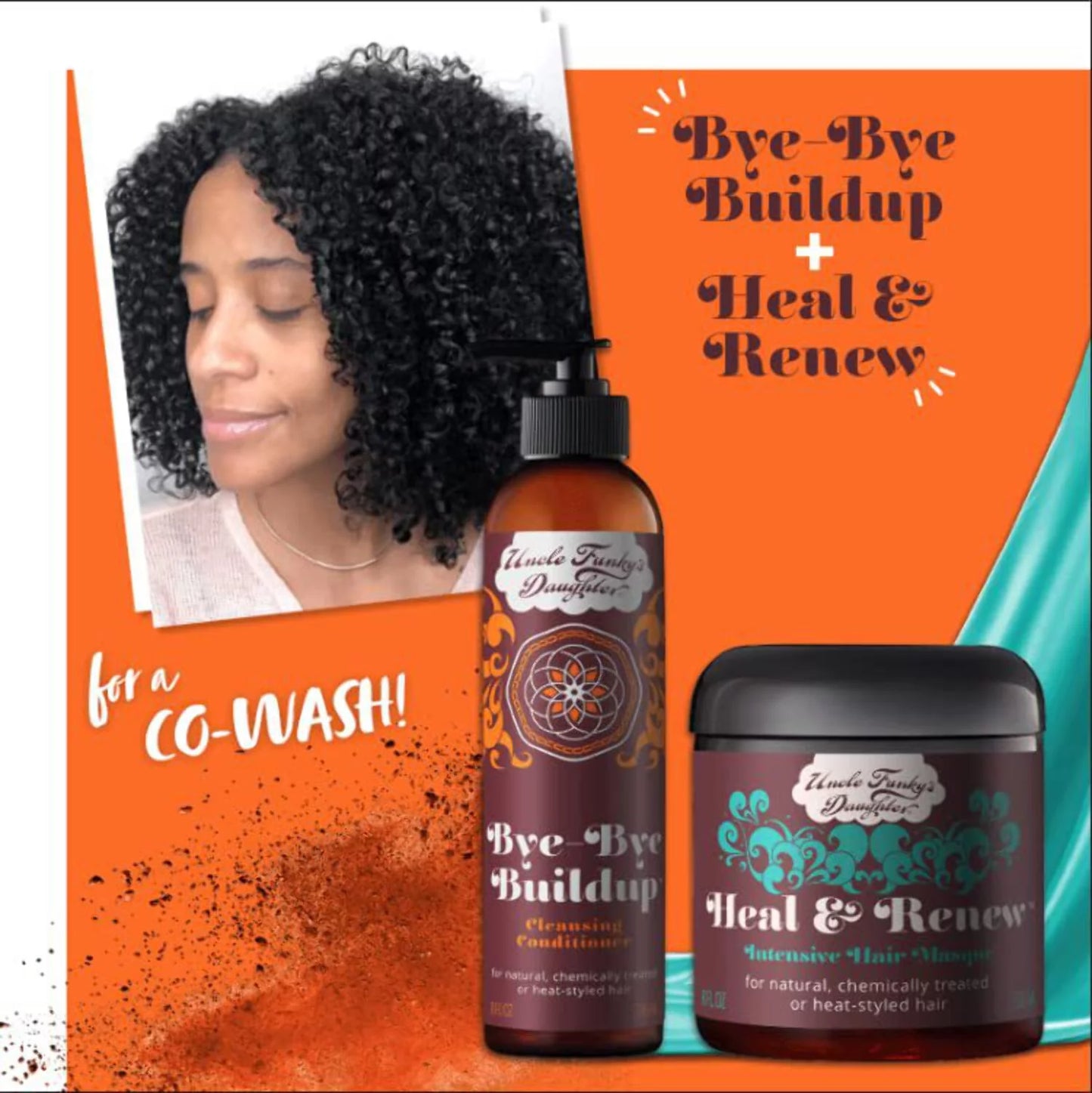 Uncle funky's daughter heal & renew 8 fl. oz. intensive hair masque