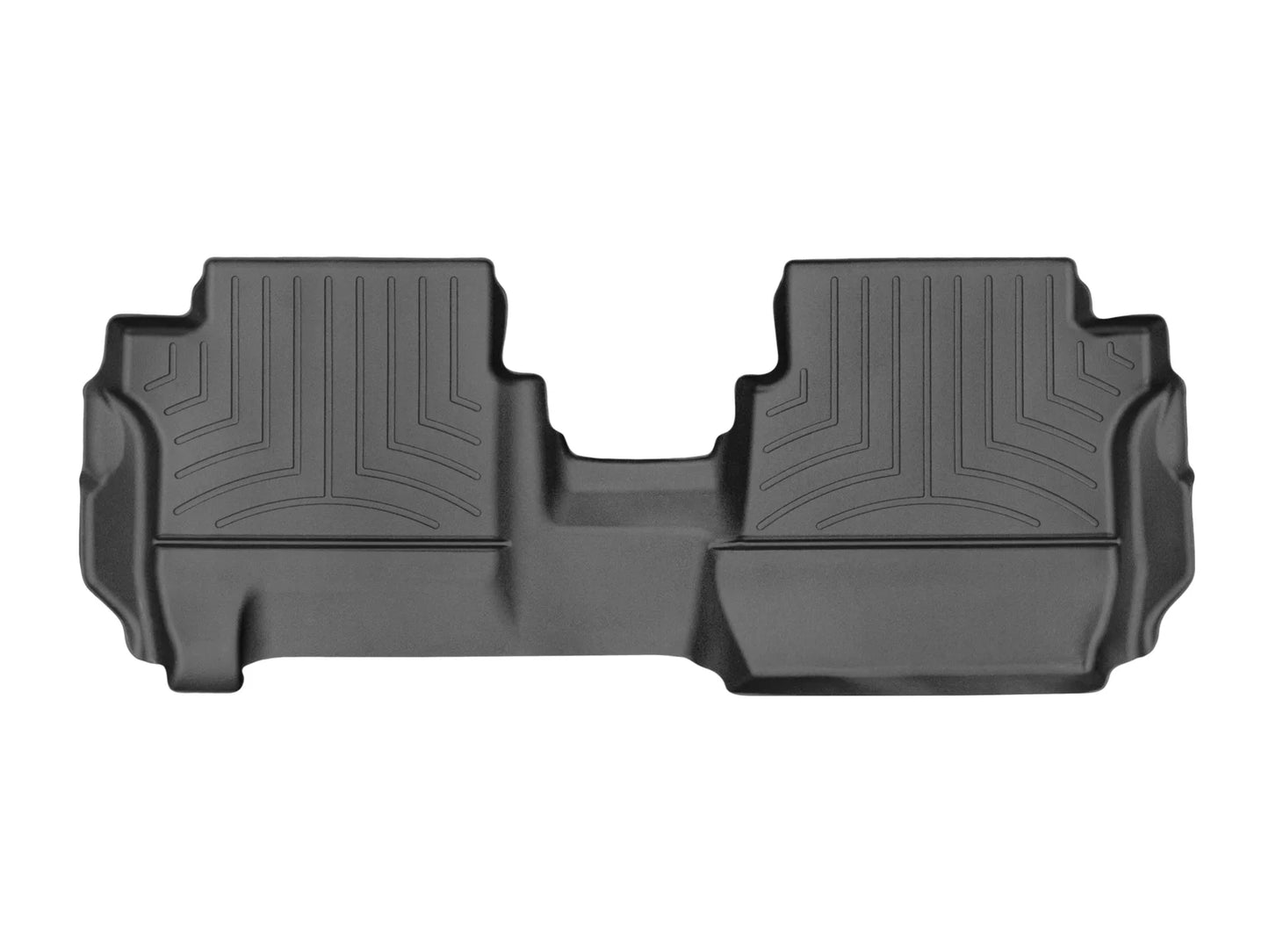 Weathertech custom fit floorliners compatible with 2014-2016 ford transit connect - 2nd row, black