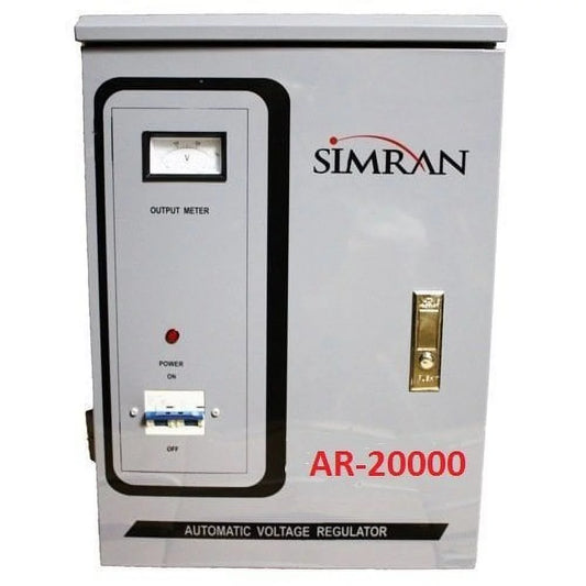 Simran power converter regulator stabilizer with built-in voltage transformer, 20,000w (ar-20000)