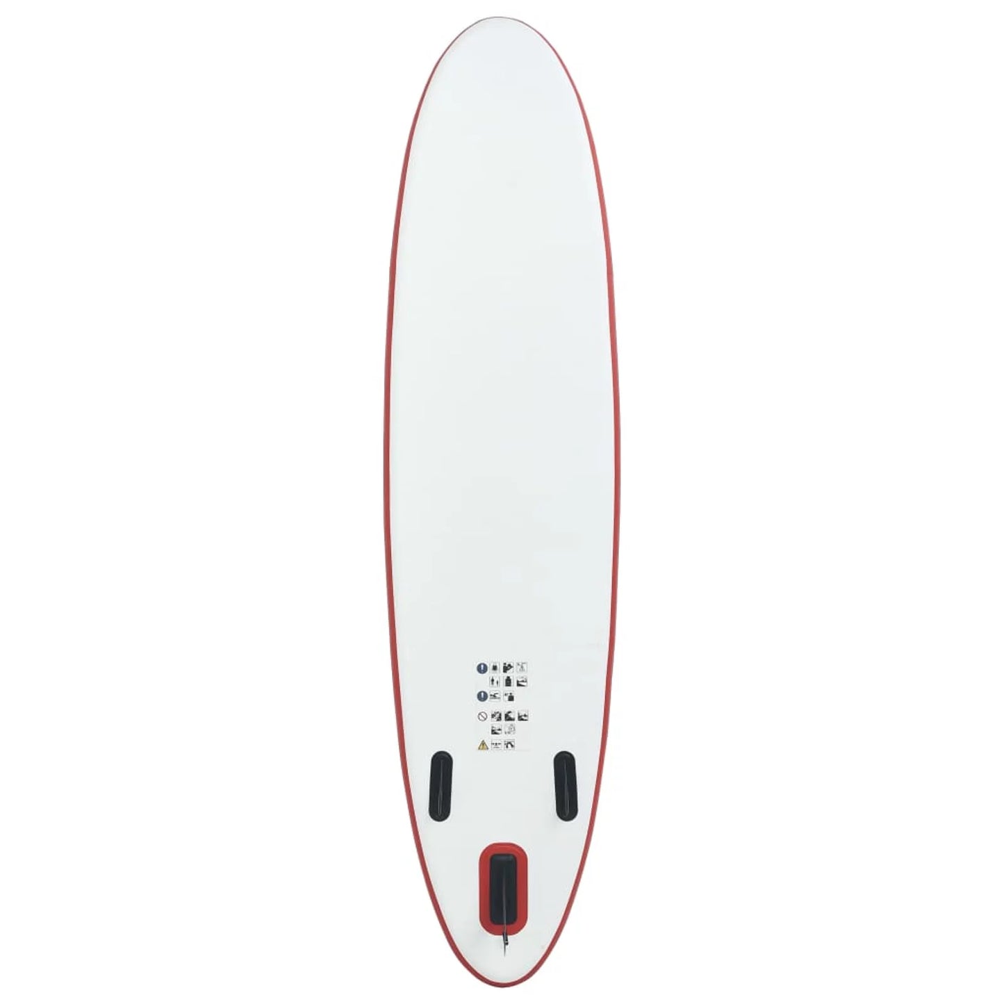 Andoer paddle board set surfboard inflatable red and white