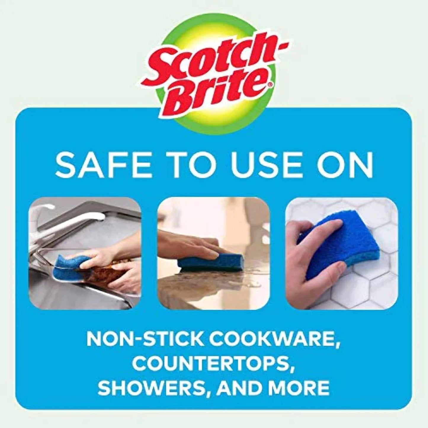 Scotch-brite 21 pack non-scratch scrub sponges