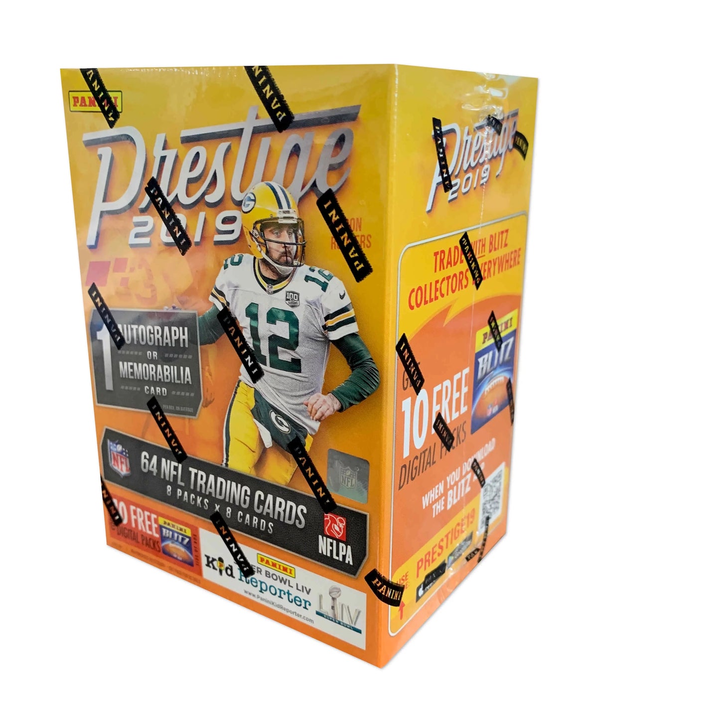 2019 panini prestige nfl football blaster box- featuring 2019 rookies in team jerseys