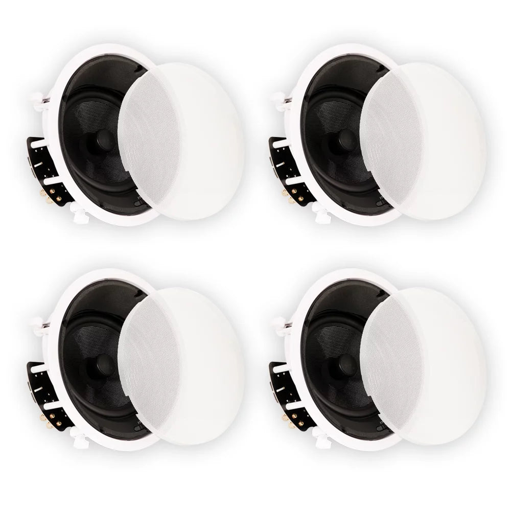 Theater solutions tss8a home theater deluxe in ceiling 8" angled 4 speaker set 4tss8a