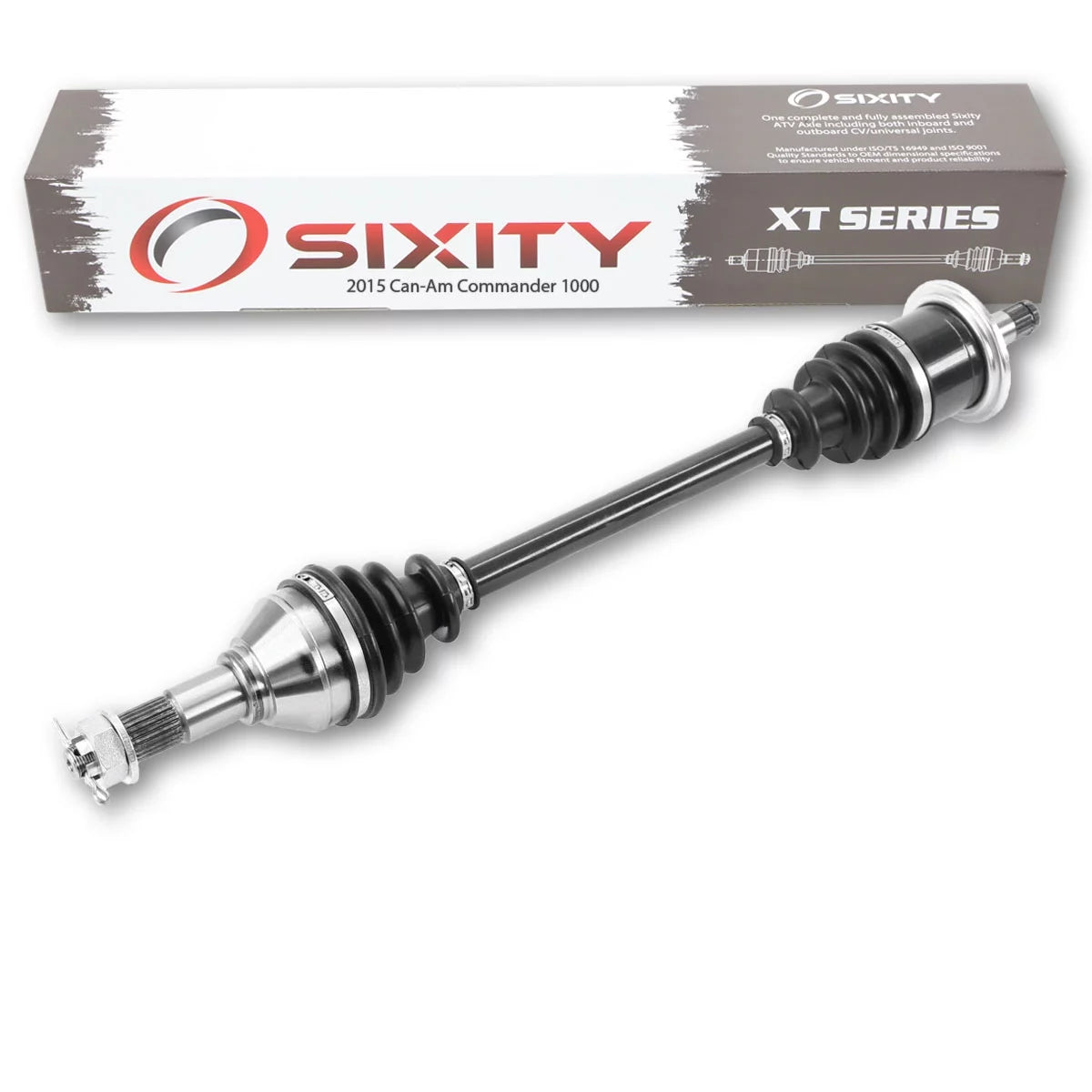 Sixity xt front left axle compatible with can-am commander 1000 2015 - max 1000 dps xt 4x4