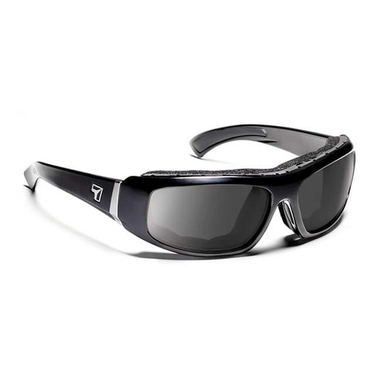 Bali glossy black frame with sharp view gray sunglass