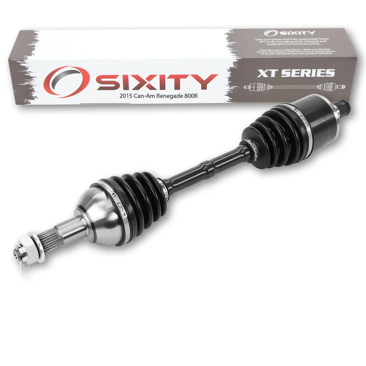 Sixity xt rear left axle compatible with can-am renegade 800r 2015 - efi 4x4