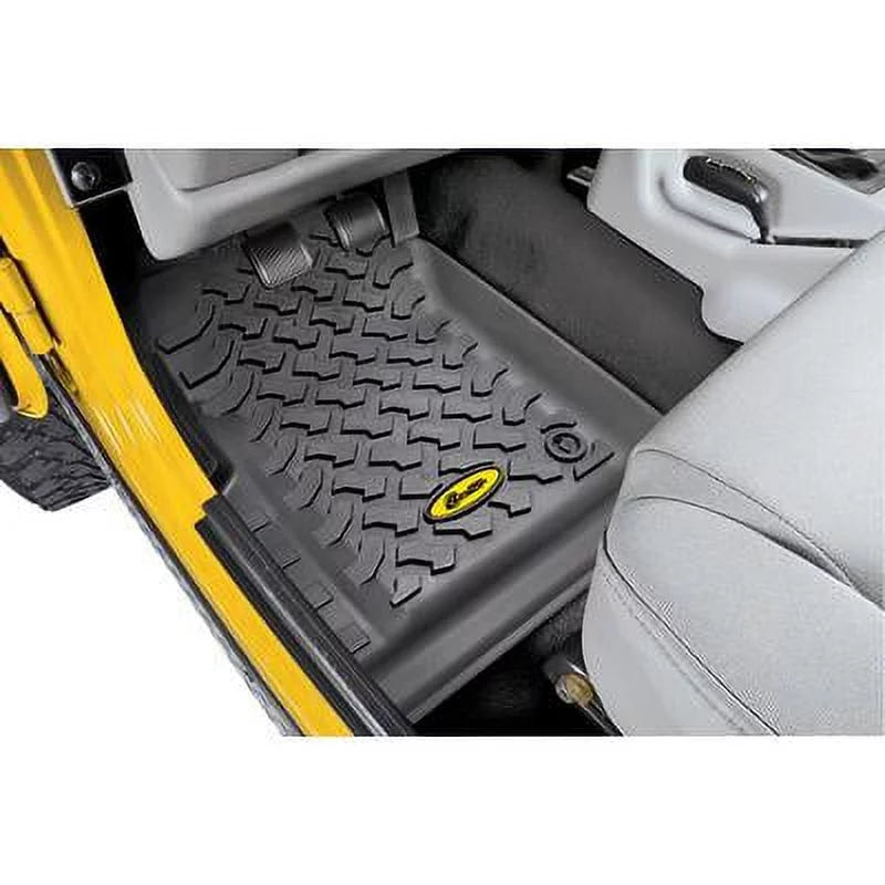 Bestop - 51511-01 - floor mats fits select: 1989-1995 jeep wrangler / yj, 1987-1988 jeep wrangler