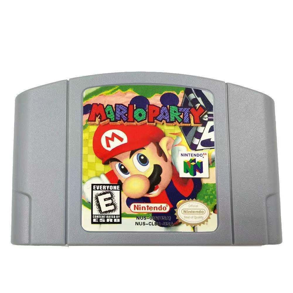 Super mario 64 party  video game cartridge console card for nintendo n64