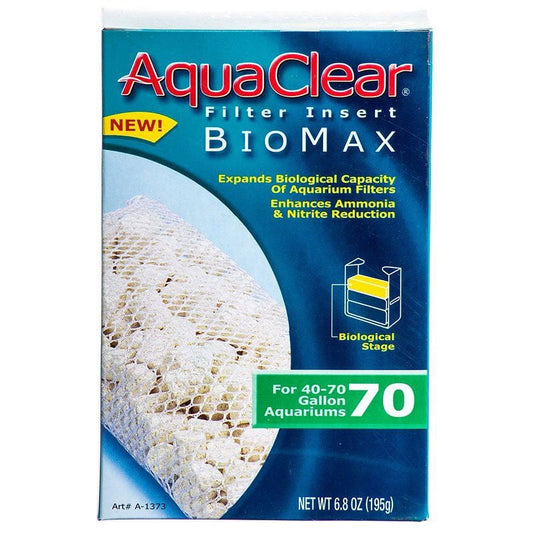 Aquaclear bio max filter insert bio max 70 (fits aquaclear 70 & 300) (3 pack)