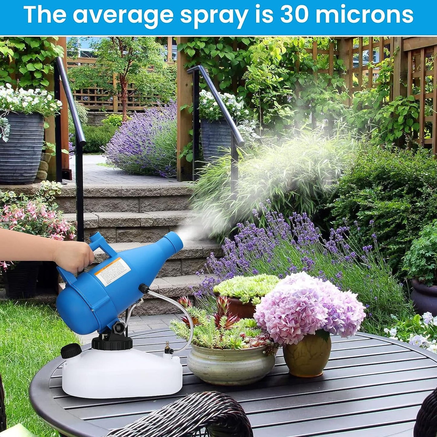 Smart portable micro ulv fogger with 4.5 liter (1.2 gallon) tank. disinfectant sprayer.  1 per pack