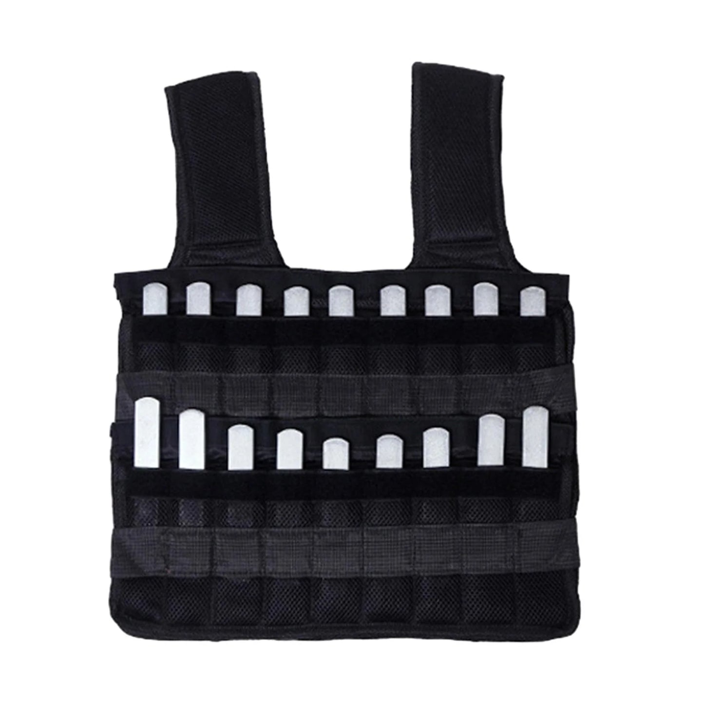 Yotijar loading vest 18 pockets fitness slim design max loading 3kg body weight vest