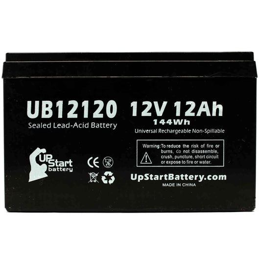 Sea-doo seascooter vs supercharged battery replacement - ub12120 universal sealed lead acid battery (12v, 12ah, 12000mah, f1 terminal, agm, sla) - includes two f1 to f2 terminal adapters