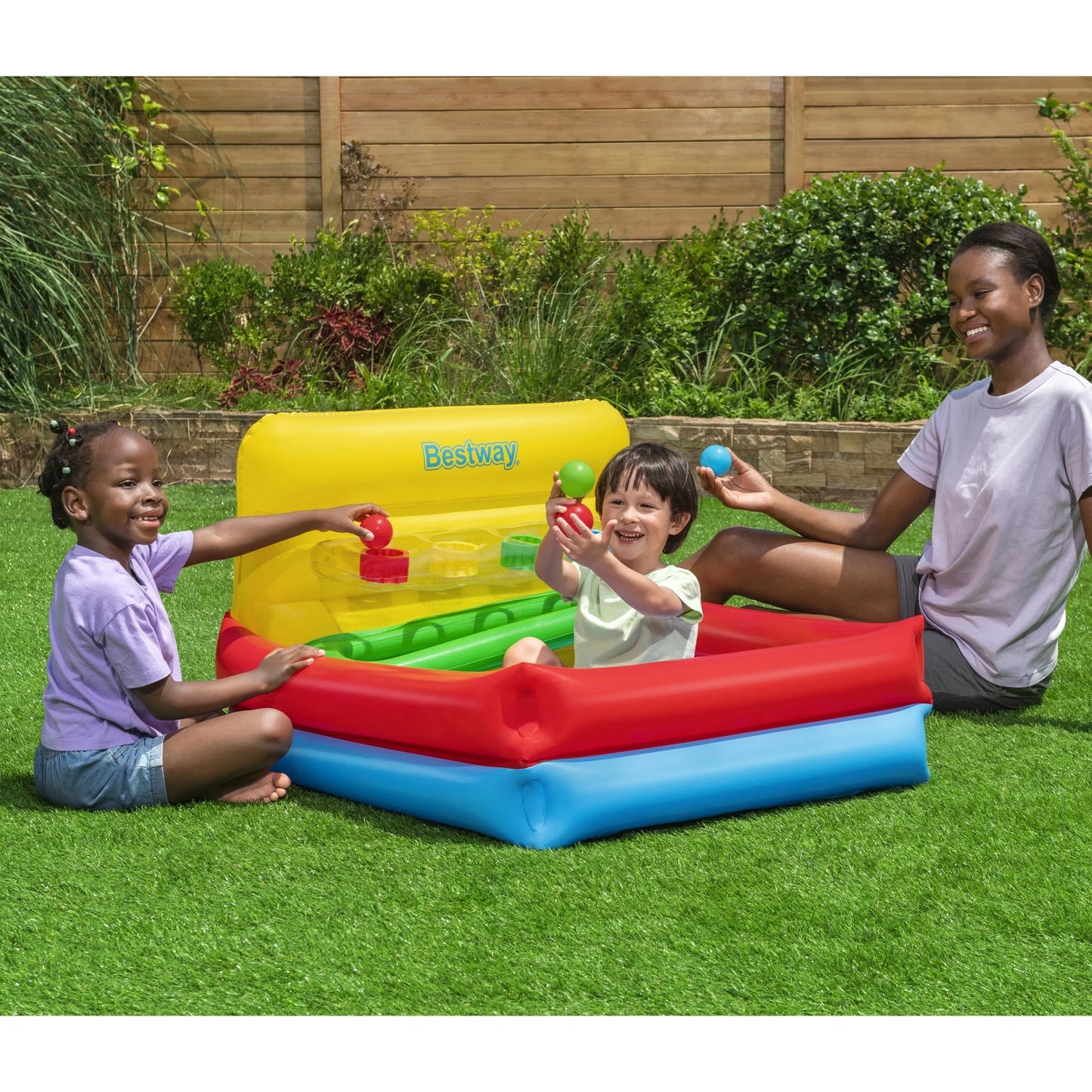 Bestway sort 'n play inflatable ball pit with 15 play balls