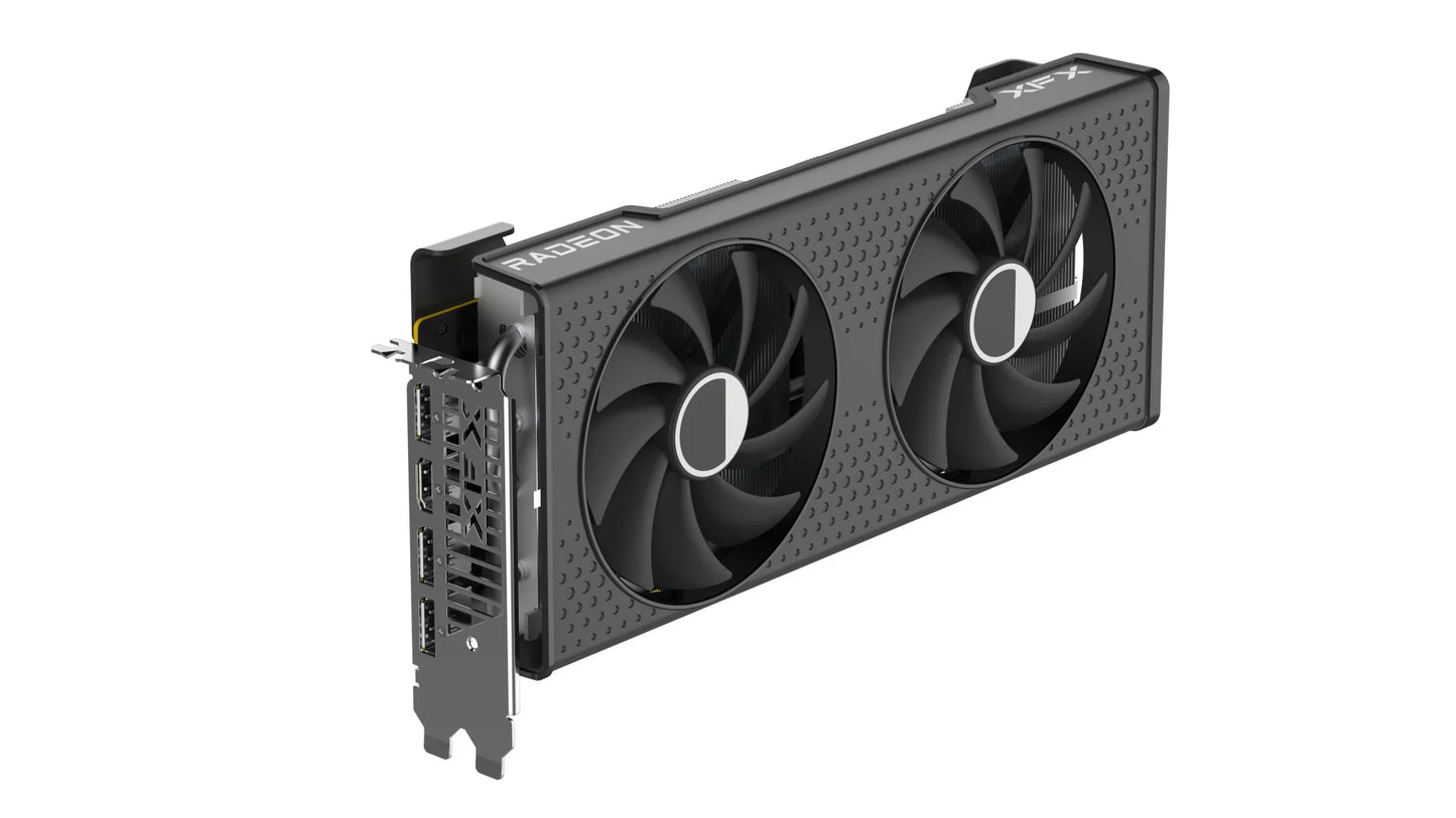 Xfx speedster swft210 radeon rx 7600xt core gaming graphics card with 16gb gddr6 hdmi 3xdp, amd rdna 3 rx-76tswftfp