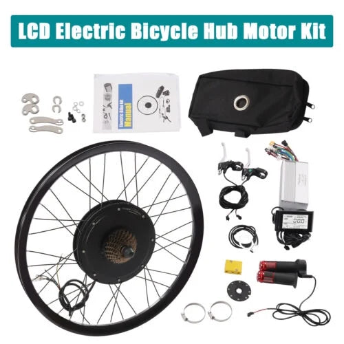 72v 2000w electric bicycle e-bike 29" rear wheel motor conversion kit 560rpm