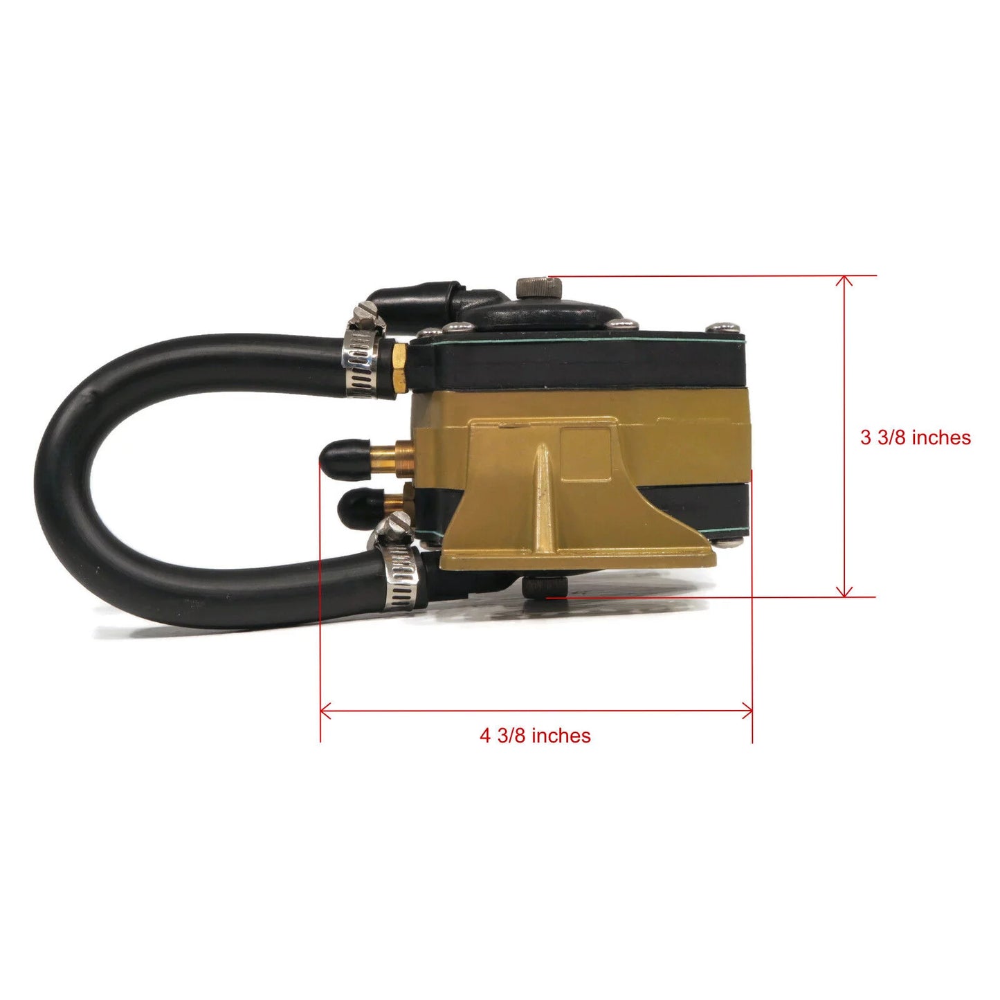 The rop shop | vro conversion fuel pump for omc quiet rider v115slend, v115sleie outboard motor