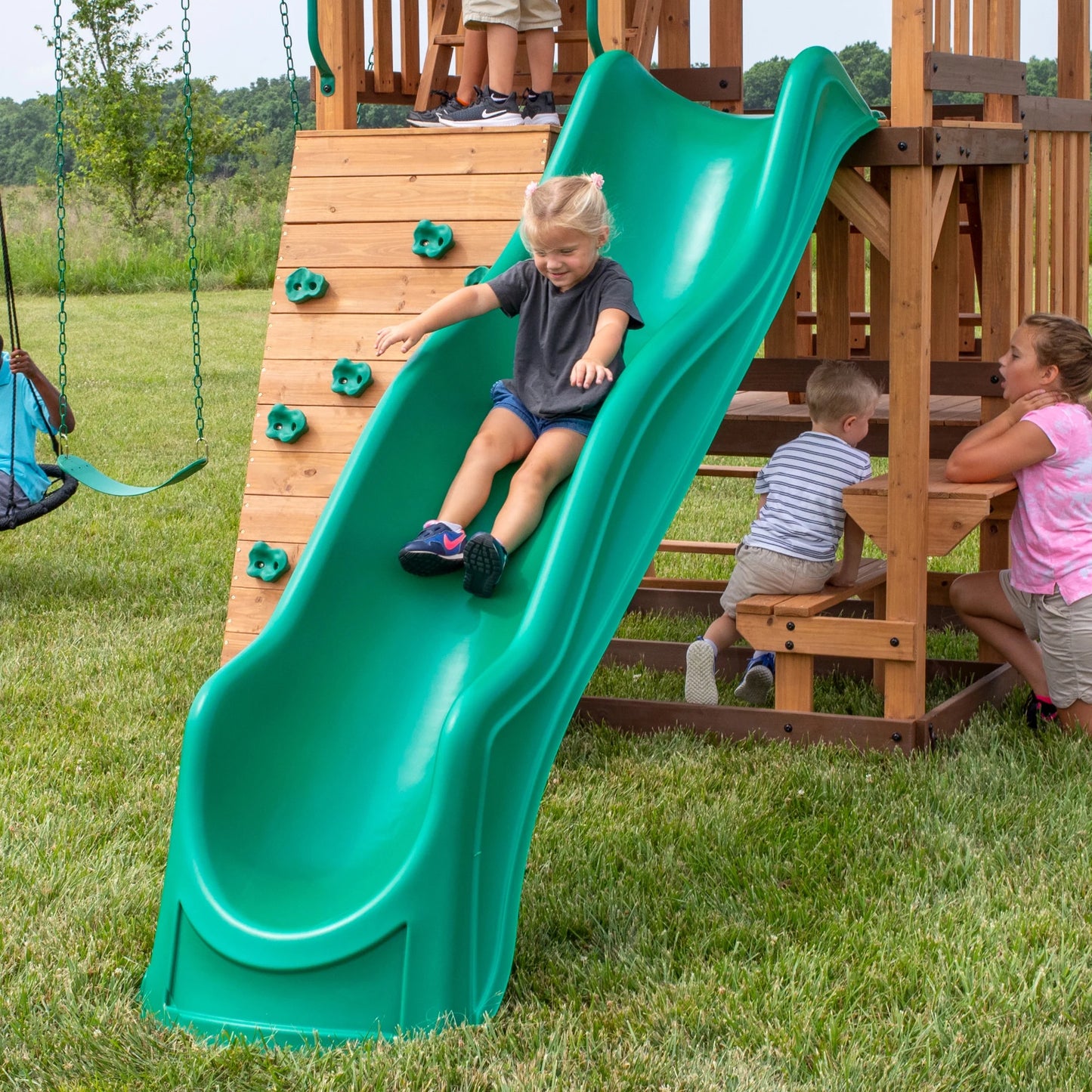 Backyard discovery highlander swing set