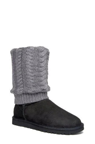 Ugg 3178 women's black/gray tularosa route detachable winter boots ugg584 (5)