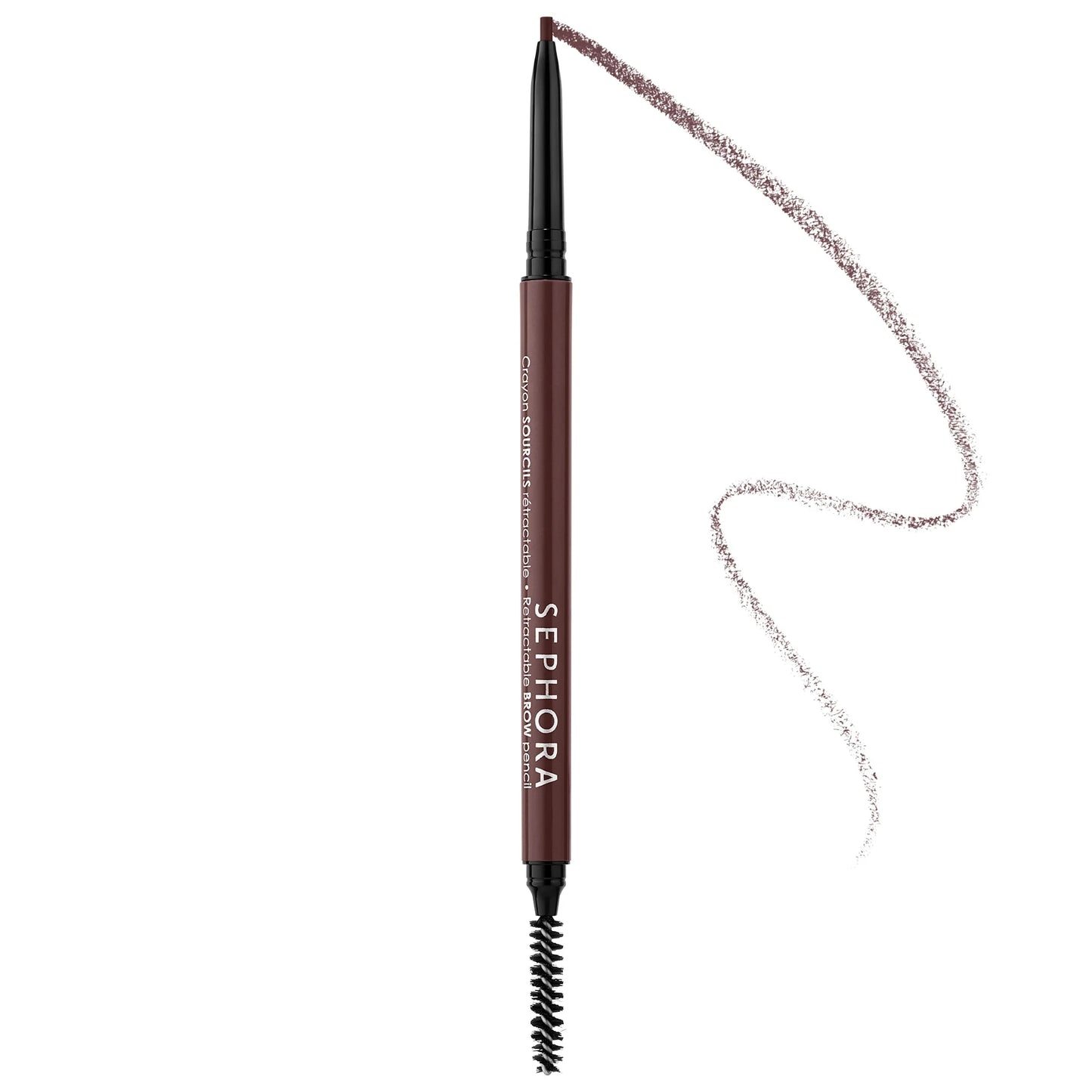 Sephora collection retractable eyebrow pencil - waterproof - 06 soft charcoal - gray-brown - 0.003oz/0.08g