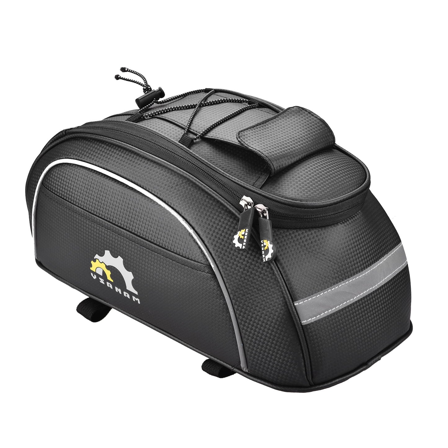 Waterproof cycling insulated cooler bag mtb bike trunk bag rear rack bag storage luggage carrier bag pannier