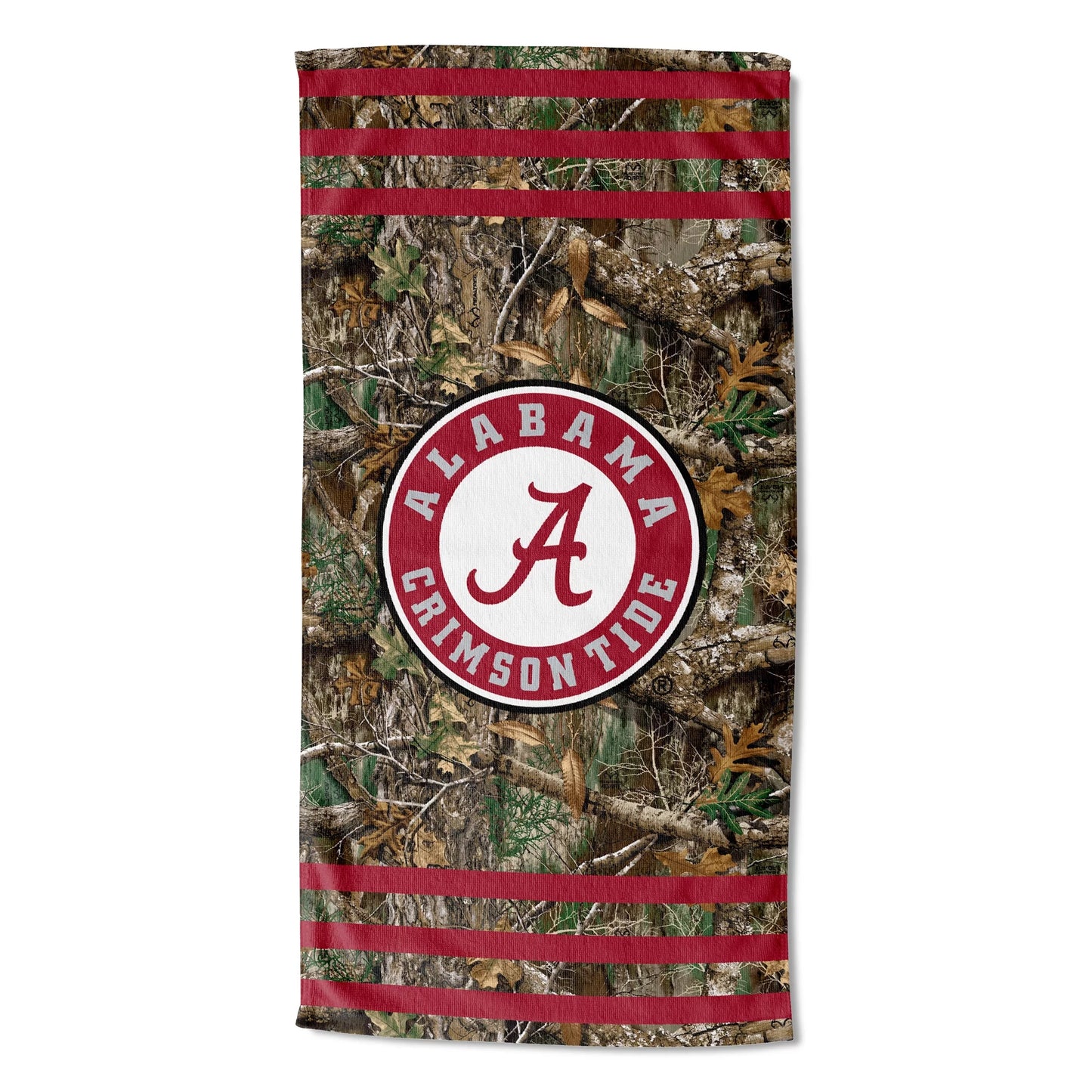 The northwest group  alabama crimson tide 30"x 60" three stripes beach towel