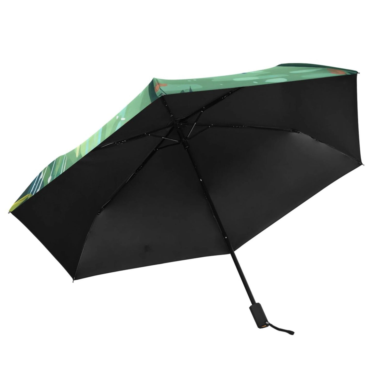 Boating- 101 - to boating landscape compact folding umbrella for rain windproof travel umbrella upf 50+ lightweight packable arc size